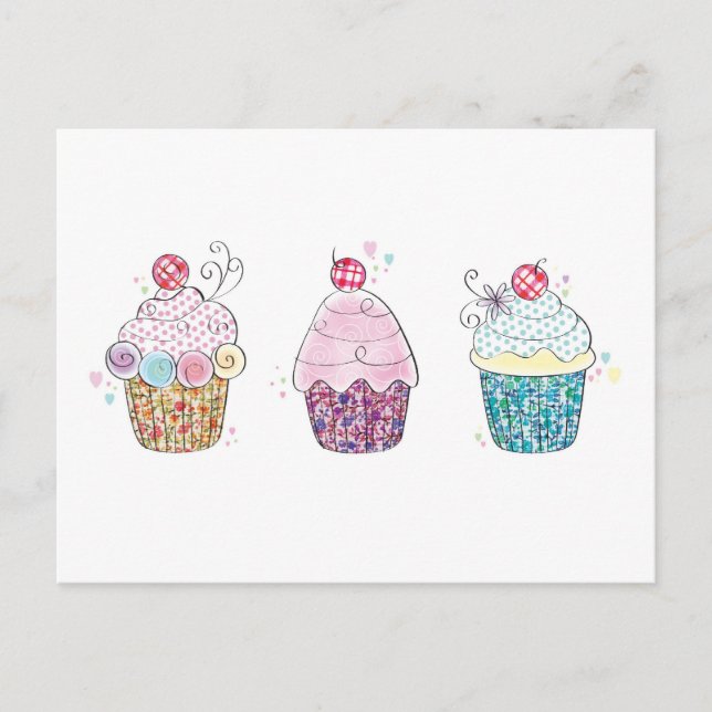 Cartão Postal bolos! (Frente)