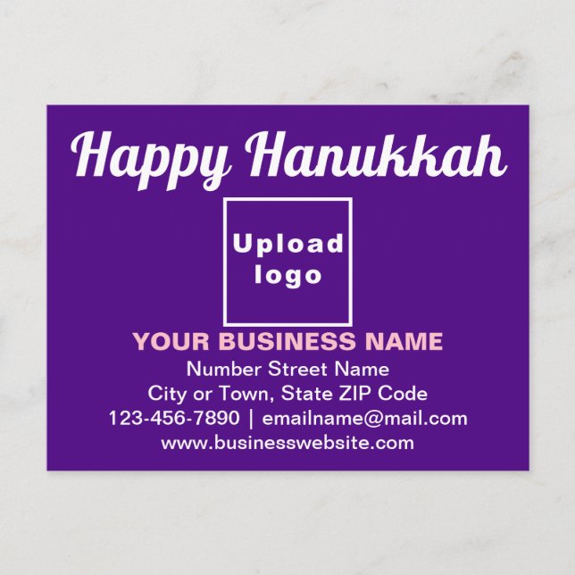 Cartão Postal Bolsa de Hanukkah Saudação com Cartão-Postal Puro (Frente)