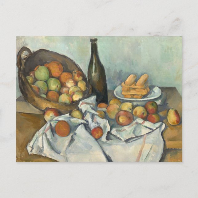 Cartão Postal Bolsa de Maçãs Paul Cézanne Fine Art (Frente)