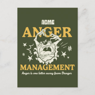 Cartão Postal BOLSAS DE CARRO™ |TAZ™ ACME Anger Management