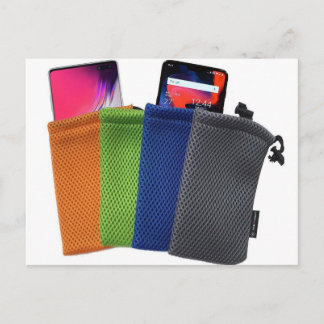 Cartão Postal Bolsas de Malha de Poliéster Saco de Cordão com Im