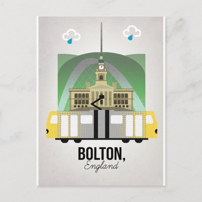 Cartão Postal Bolton (Frente)