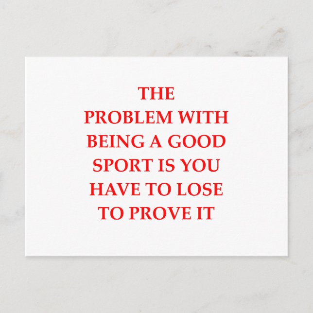 Cartão Postal bom esporte (Frente)