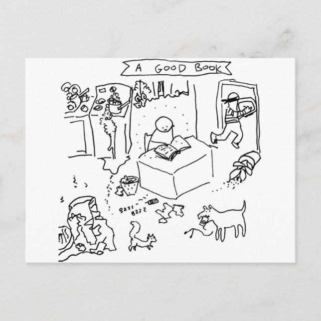 Cartão Postal Bom Livro (Frente)