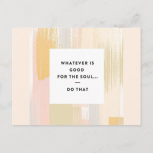 Cartão Postal Bom para o Cartão-Postal da Alma