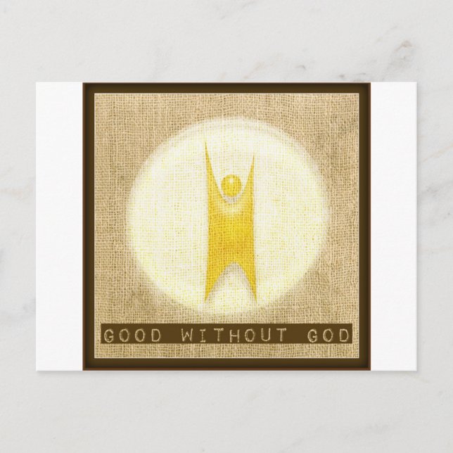 Cartão Postal Bom Sem Deus (Frente)