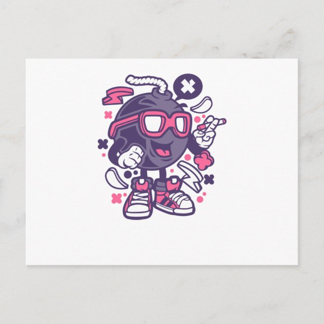 Cartão Postal Bomba Swag (Frente)