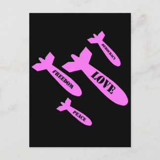 Cartão Postal Bombas de amor