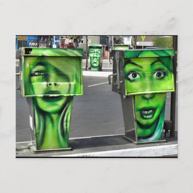 Cartão Postal Bombas de Gasps (Frente)