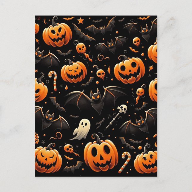 Cartão Postal Bombas e morcegos (Frente)