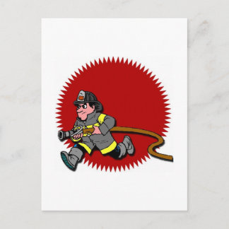 Cartão Postal Bombeiro