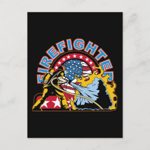 Cartão Postal Bombeiro Blascinante