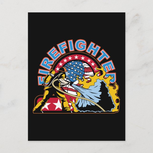 Cartão Postal Bombeiro Blascinante (Frente)