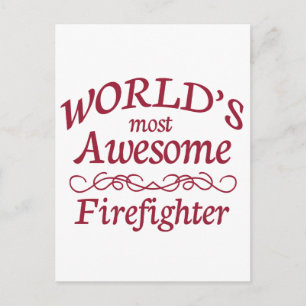 Cartão Postal Bombeiro mais incrível do mundo