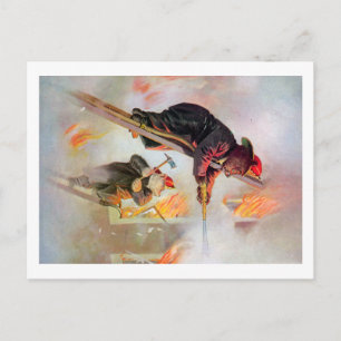 Cartão Postal Bombeiros do Urso Roosevelt