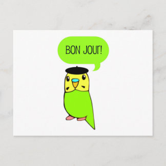 Cartão Postal Bon Jour!