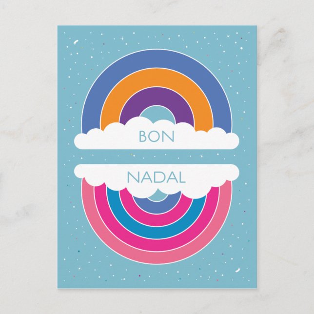 Cartão Postal Bon Nadal (Frente)