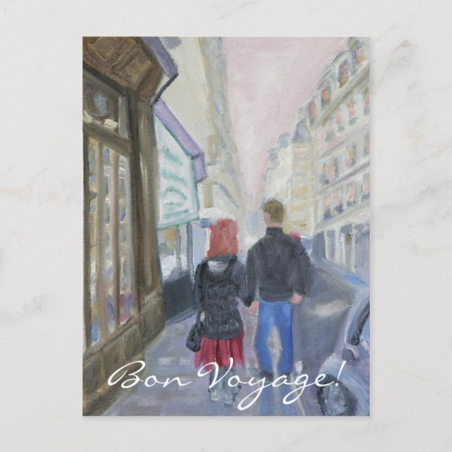 Cartão Postal Bon Voyage (Frente)