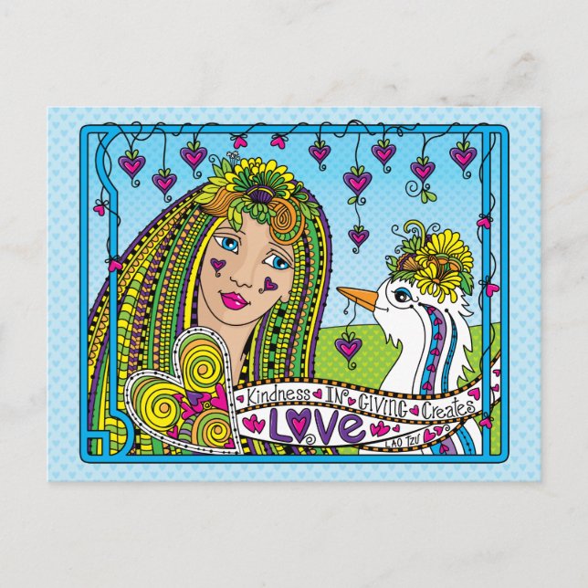 Cartão Postal Bondade Em Dar_ (Frente)