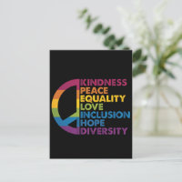 Bondade Paz Igualdade Amor Inclusão Esperança Dive