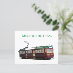 Cartão Postal bonde de Melbourne