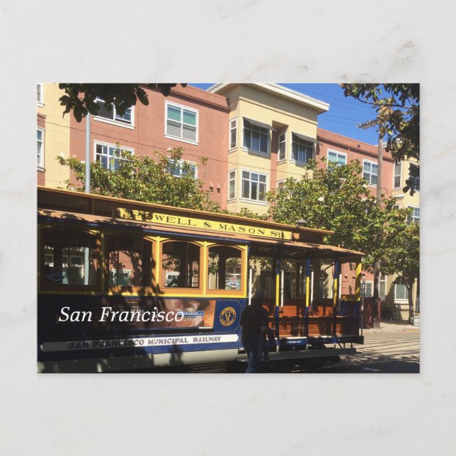 Cartão Postal Bonde de São Francisco (Frente)