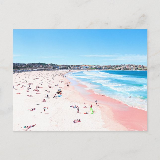 Cartão Postal Bondi Beach Sydney Austrália (Frente)
