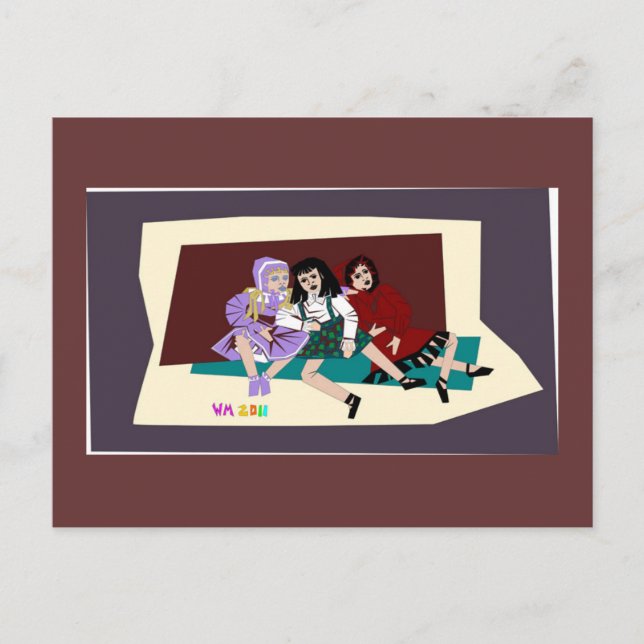 Cartão Postal Boneca (Frente)