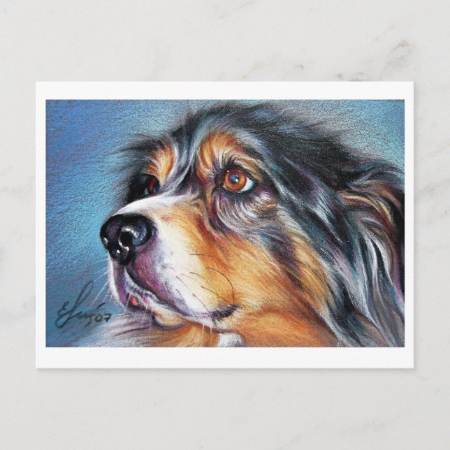 Cartão Postal Bonita Aussie (Frente)