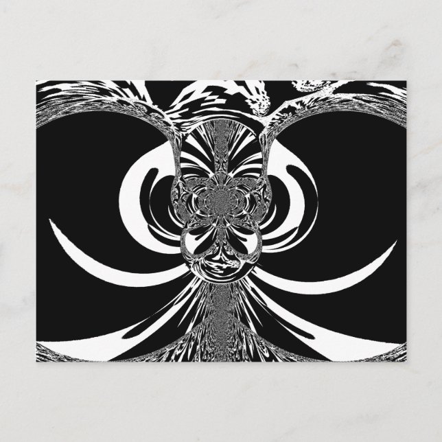 Cartão Postal Bonita e espantosa Impressão branca (Frente)