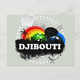 Cartão Postal Bonita Fruta Djibouti