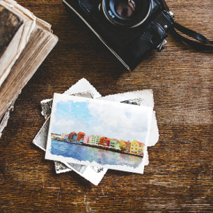 Cartão Postal Bonita Viagem da ilha Curacao