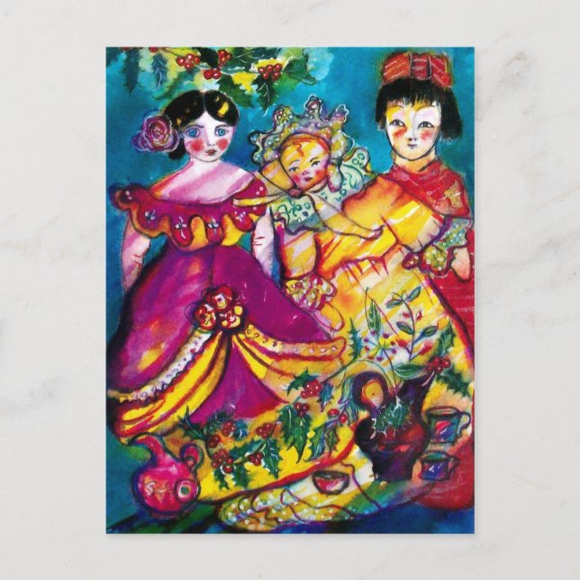 CARTÃO POSTAL BONITAS ANTIGAS LINDAS (Frente)