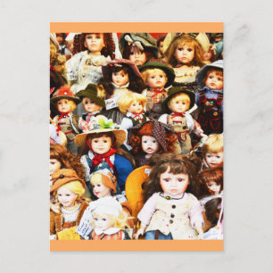 Cartão Postal Bonitas bonecas