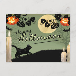Cartão Postal Bonito Halloween