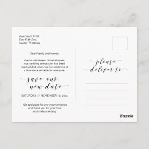 Cartão Postal Bonito, Negro, o amor é paciente, adiado