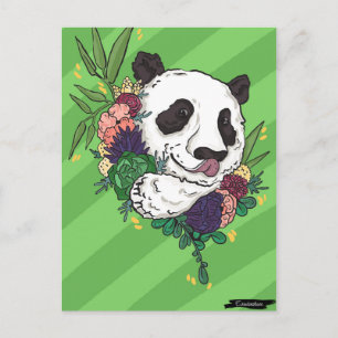 Cartão Postal Bonito Panda