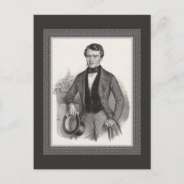 Cartão Postal Bonitona Biedermeier Gentleman Elegant Vintage