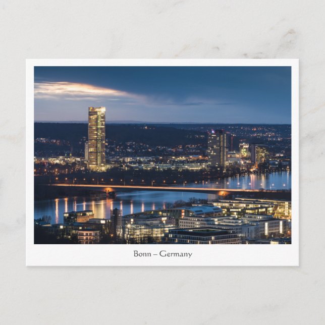 Cartão postal Bonn Alemanha (Frente)