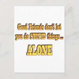 Cartão Postal Bons Amigos