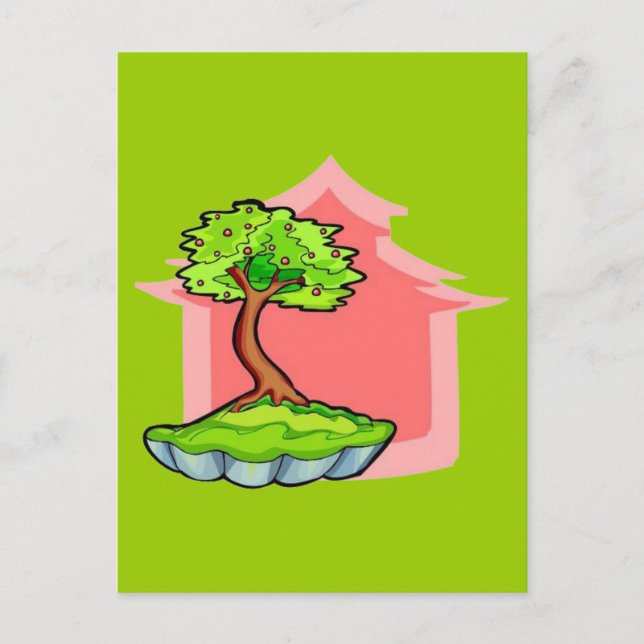 Cartão Postal Bonsai Tree (Frente)