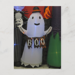 Cartão Postal Boo Ghost
