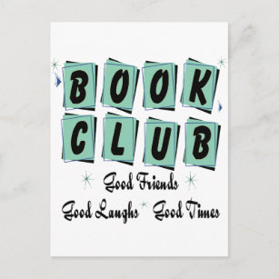Cartão Postal Book Club Retro - Bons Amigos, Tempos e Risos