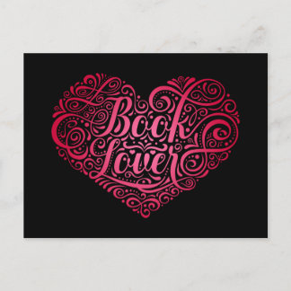 Cartão Postal Book Lover