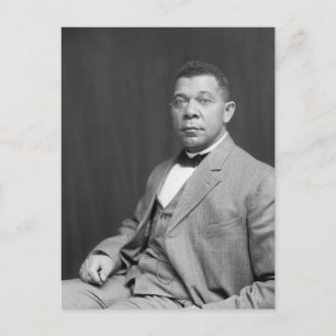 Cartão Postal Booker Taliaferro Washington: Educador Negro