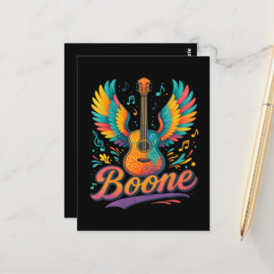 Cartão Postal Boone Guitar
