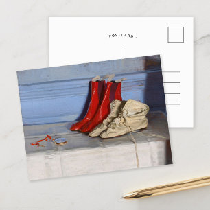 Cartão Postal Boots de Miss Simpson   William Nicholson