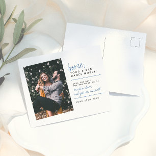 Cartão Postal Booze Comida e Más Movimentações da Dança   Escrit