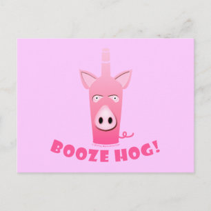 CARTÃO POSTAL BOOZE HOG