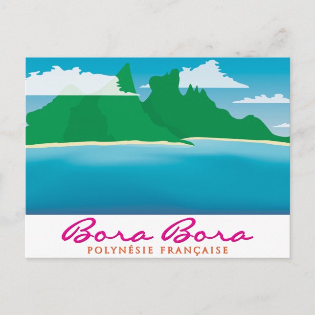 Cartão Postal Bora Bora (Frente)